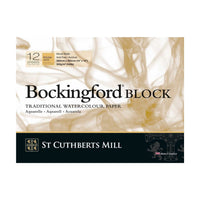 CANSON St Cuthberts Bockingford Rough akvarelltömb 300 g/m² 31 – 41 cm - 12 lap