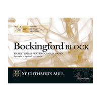 CANSON St Cuthberts Bockingford Rough akvarelltömb 300 g/m² 31 – 41 cm - 12 lap