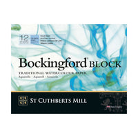 CANSON St Cuthberts Mill Bockingford akvarelltömb CP fehér 300 g 12 lap - 31 - 41 cm