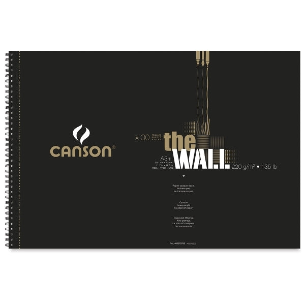 Canson The Wall vázlattömb 220 g 30 lap A3+ spirálkötés