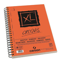 CANSON XL Croquis vázlattömb A5, 90 g/m², 60 lap, bal oldali spirálozással