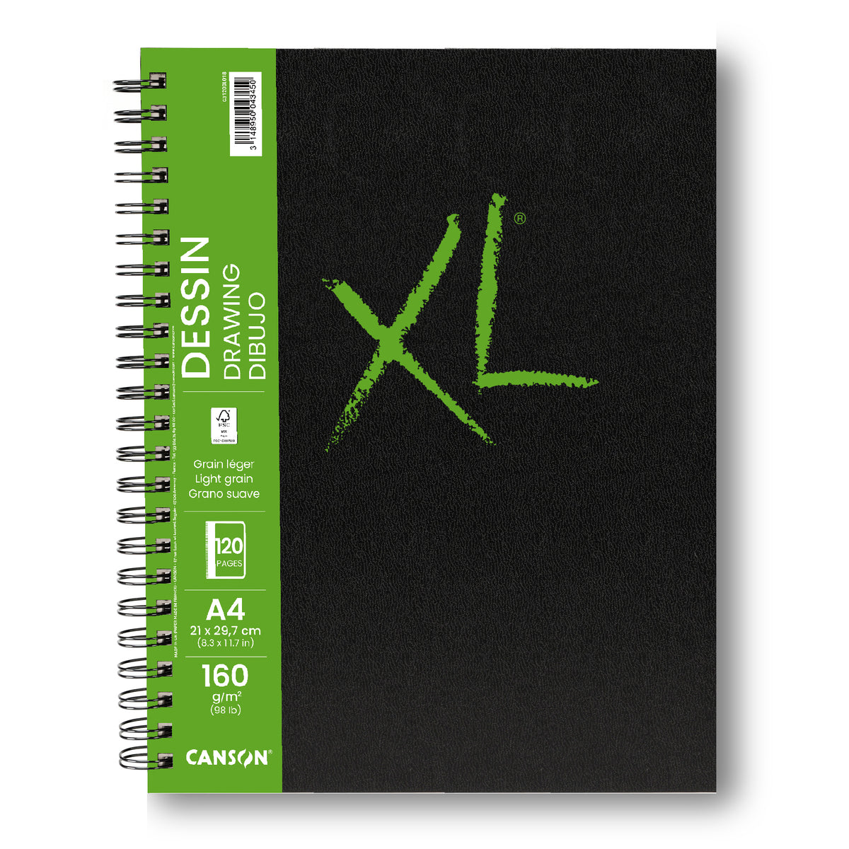 Canson XL Drawing rajztömb 160 g/m² 120 lap A4