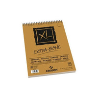 CANSON XL Extra Blanc vázlatfüzet 90 g/m² A5 - 60 lap, spirálozott