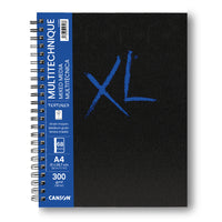 Canson XL Mix Media Textured tömb 300 g/m² 68 lap A4 ragasztott