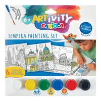 Carioca ARTivity Nagyvárosok kifestőkészlet temperával – 1, 6+
