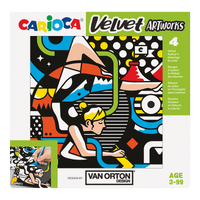 Carioca bársony kifestő készlet 4 db – VAN ORTON Street