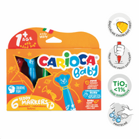 Carioca filctoll Baby kerek hegyű, vegyes színek