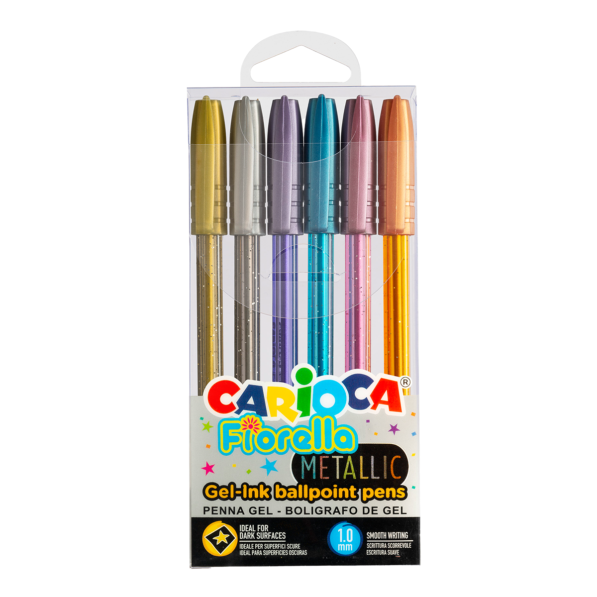Carioca Fiorella zselés toll vegyes színek