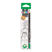 Carioca háromszögletű ceruza Black, 12 db