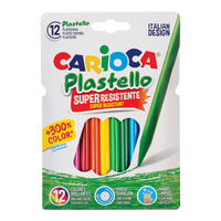 Carioca Plastello műanyag zsírkréta - 12 db