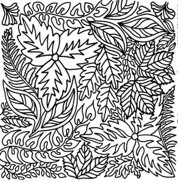 CERNIT polimer textúra 90x90 mm – levelek