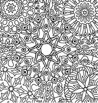 CERNIT polimer textúra 90x90 mm – mandala