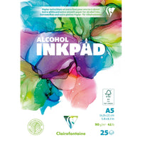 CLAIREFONTAINE blok alkoholos tintákhoz 90 g/m² A5 – A3 - 25 lap