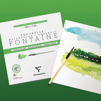 Clairefontaine Fontaine extra fehér akvarelltömb 300 g/m² 18 x 24 cm - 12 lapos