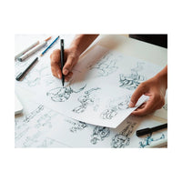 CLAIREFONTAINE Manga Layout tömb 100 g/m² A5 – A3 - 50 lap