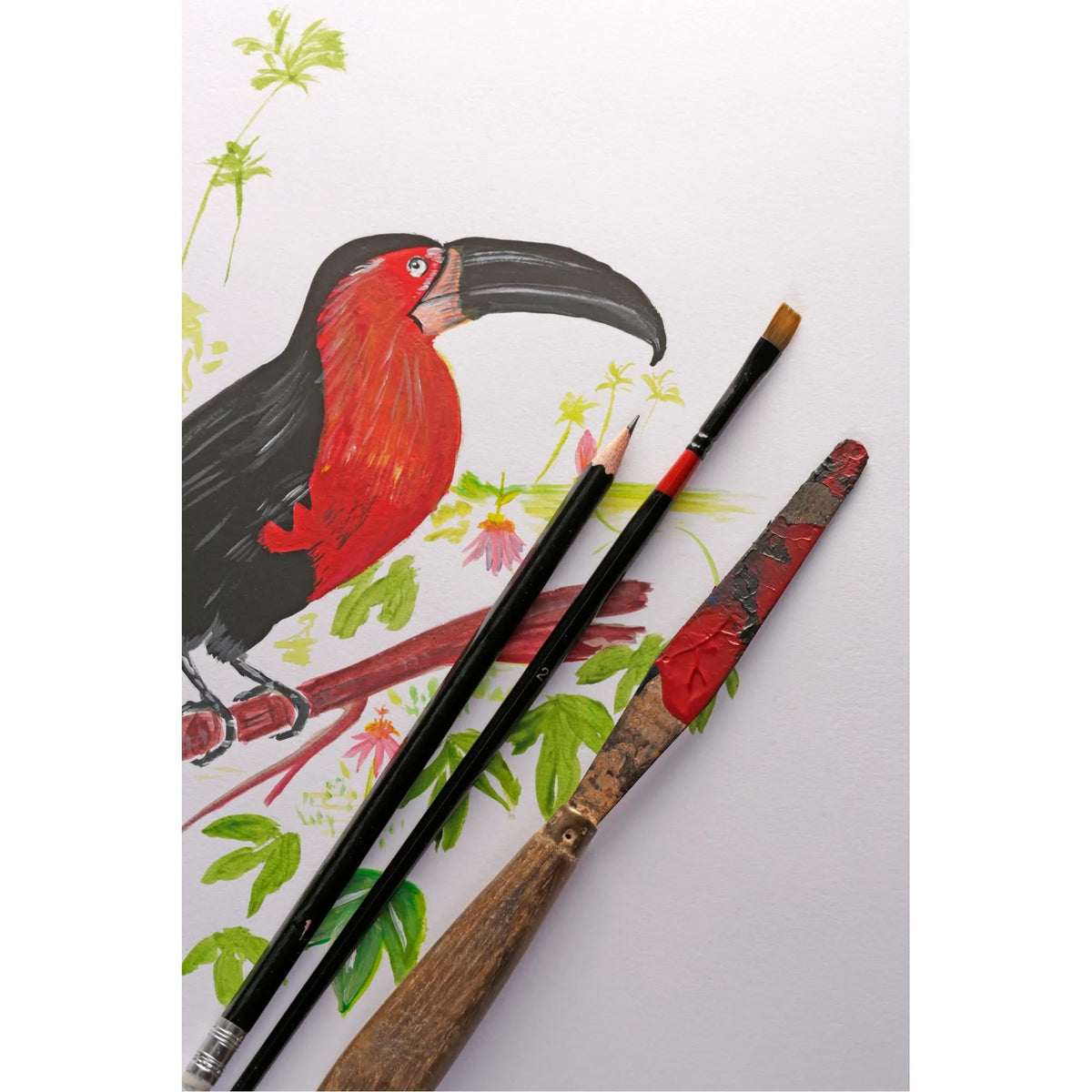 CLAIREFONTAINE Paint'On Mix Media tömb fehér A5 250 g/m² - 40 lap