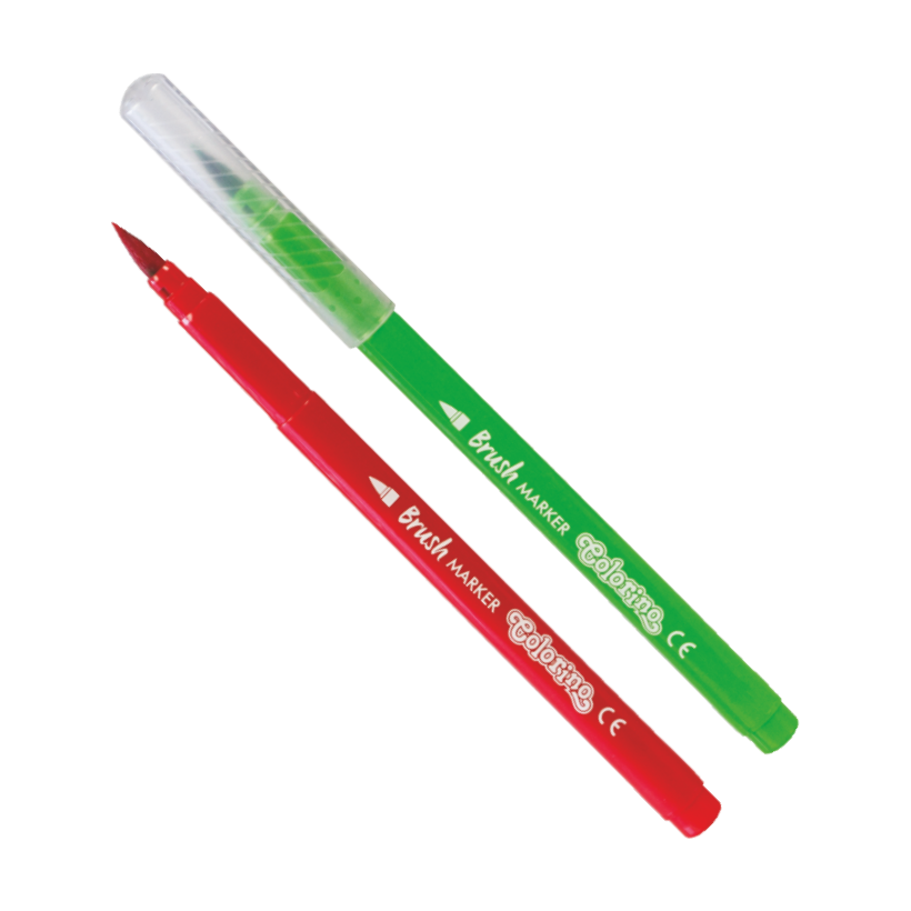 Colorino Brush ecsetfilc készlet hosszú heggyel – 10 szín