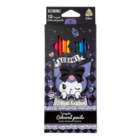 Colorino háromszögletű színes ceruzák Kuromi, 12 szín