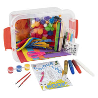 Craft Box 230+ Piece CRAFT KIT a tárolódobozban (1)