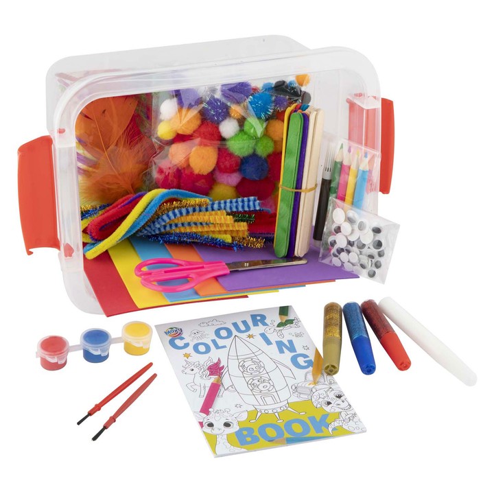 Craft Box 230+ Piece CRAFT KIT a tárolódobozban (1)