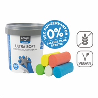 Creall gyurma Ultra soft, 5 g, tégely, vegyes színek – × 60