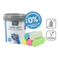 Creall gyurma Ultra soft, 5 g, tégely, vegyes színek – × 60 pasztell
