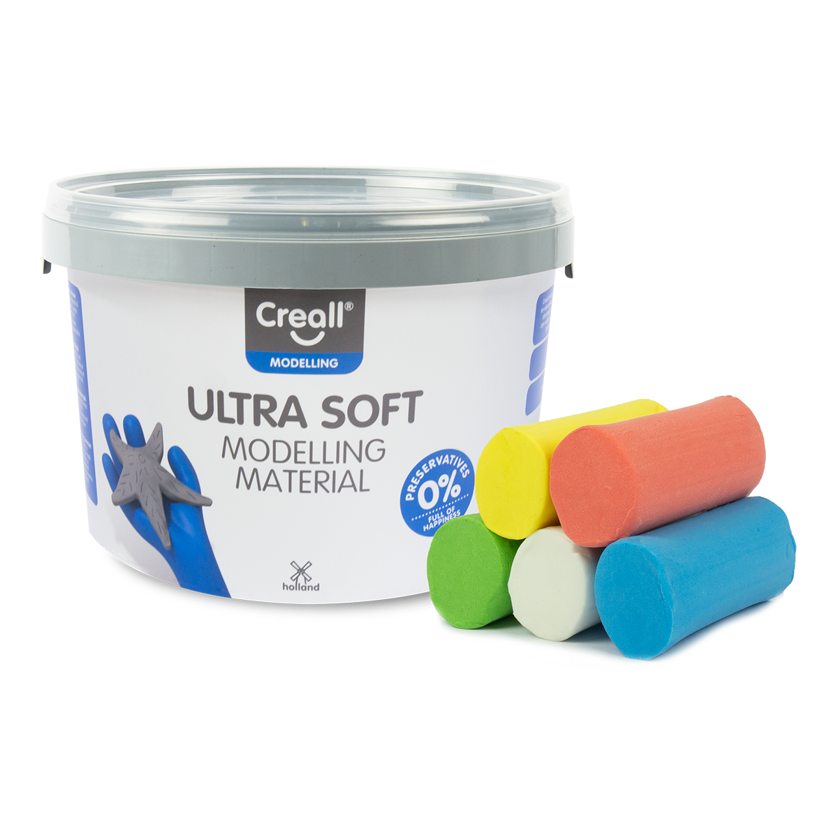 Creall gyurma Ultra soft, 5 g, tégely, vegyes színek