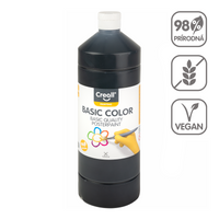 Creall temperafesték, 1 000 ml – fekete