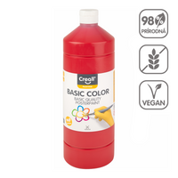 Creall temperafesték, 1 000 ml – piros