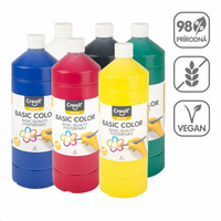 Creall temperafesték, 1 000 ml, vegyes színek – 6 ×