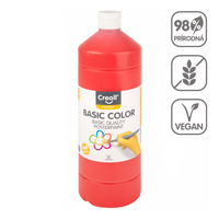 Creall temperafesték, 1 000 ml – világospiros