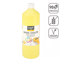 Creall temperafesték, 1 000 ml – világossárga