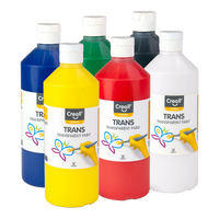 Creall Trans transzparens festékkészlet, 6 × 500 ml