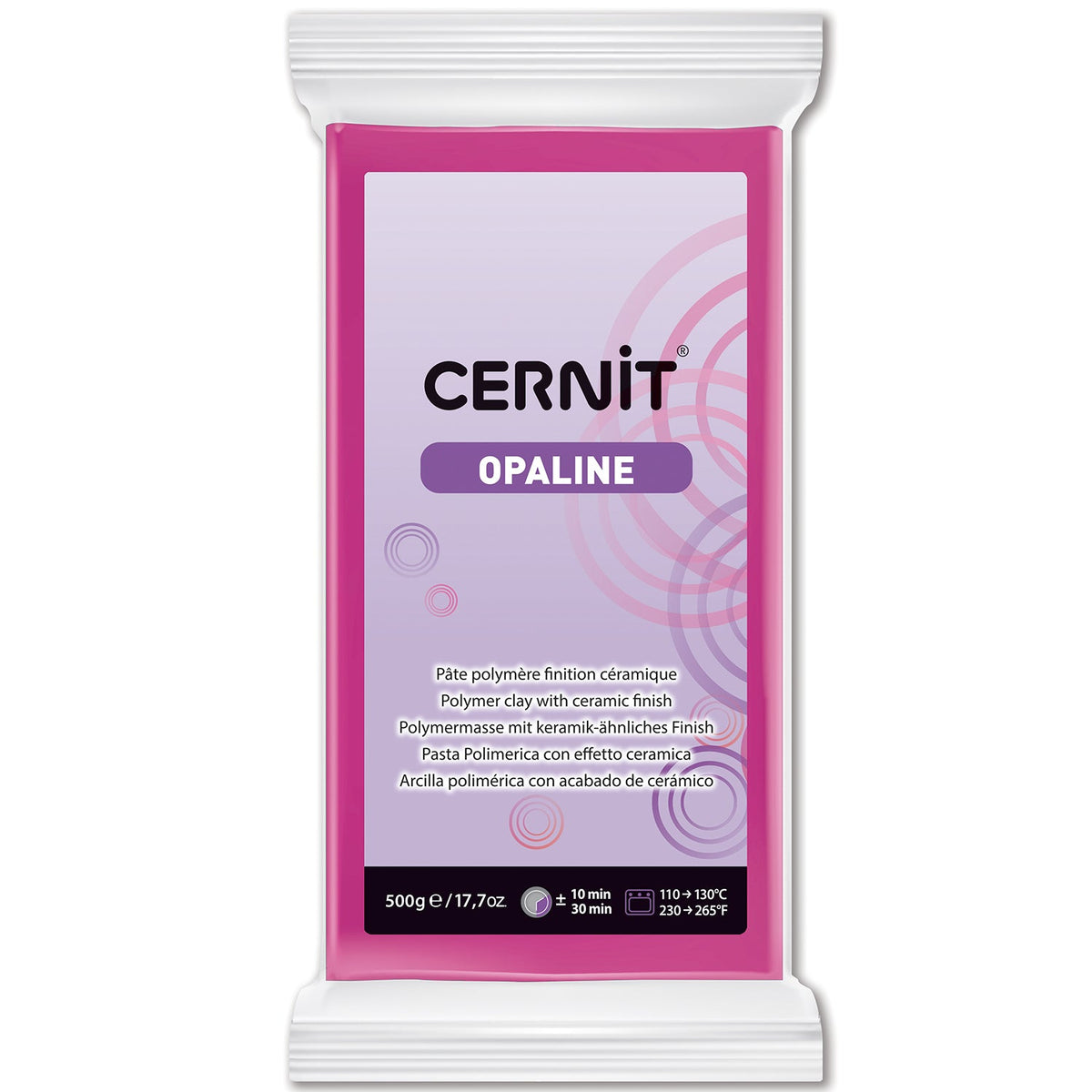 CERNIT Opalin polimer agyag 500 g – Magenta