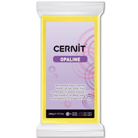 CERNIT Opalin polimer agyag 500 g – Primary Yellow