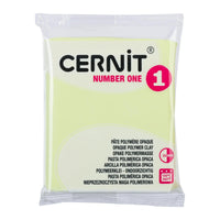 Cernit modellező massza NUMBER ONE 56g – Pastel Yellow