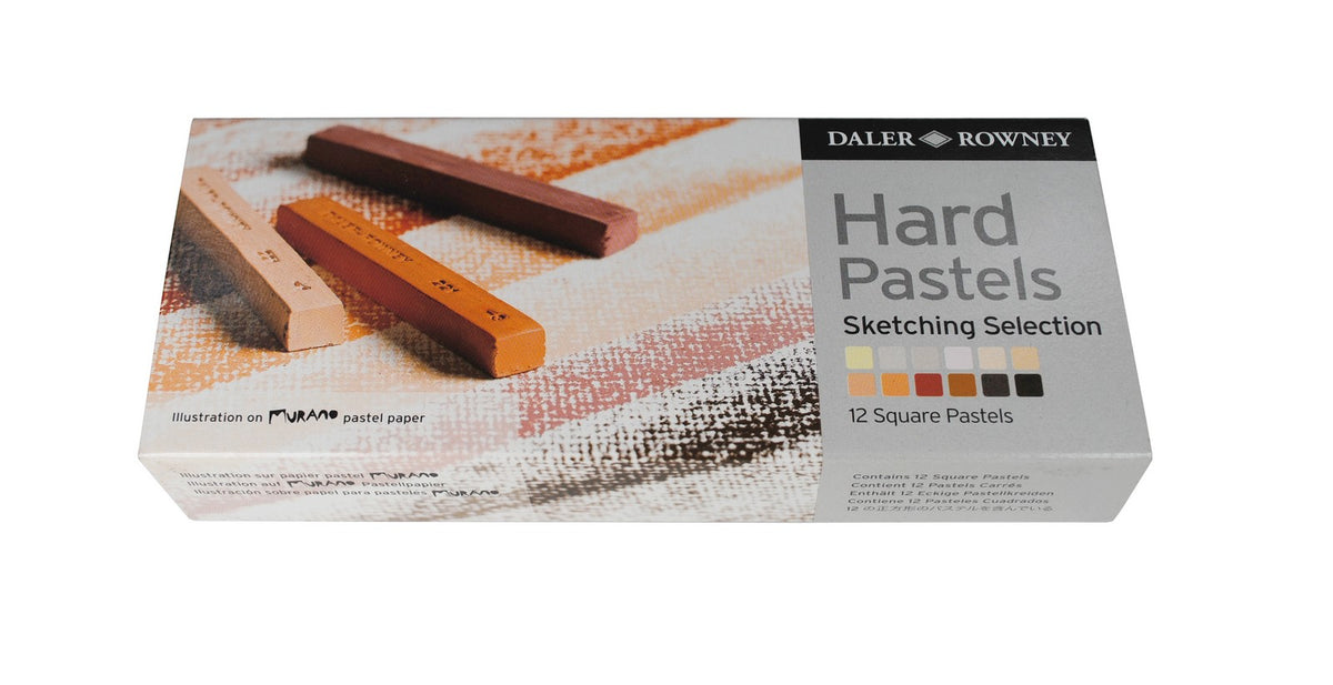 DALER ROWNEY Artists kemény pasztell készlet 12 db