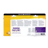 DALER ROWNEY Graduate akrilfesték készlet 12 x 22 ml