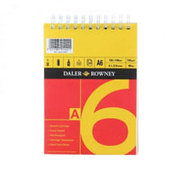 DALER ROWNEY D&R Red & Yellow vázlattömb A6 150 g 25L ragasztott