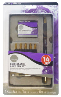DALER ROWNEY Simply kalligráfia készlet 14 db-os kiegészítőkkel