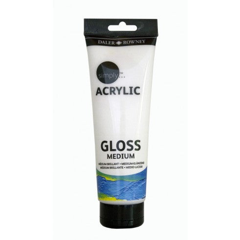 DALER ROWNEY D&R Simply fényes akril médium 250 ml