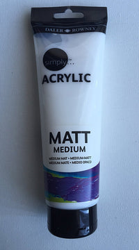 DALER ROWNEY Simply matt akril médium 250 ml