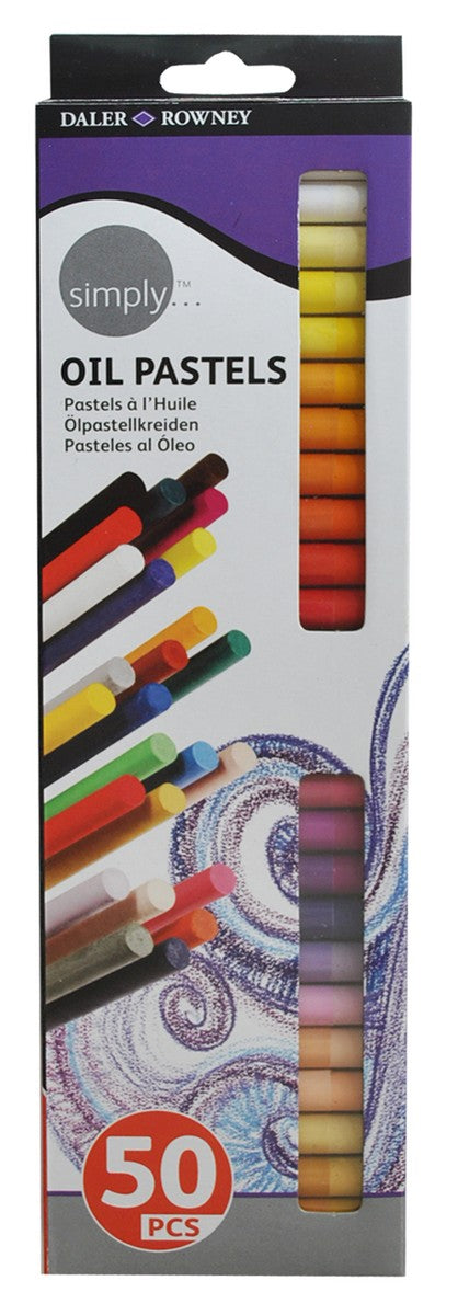 DALER ROWNEY Simply olajpasztell készlet – 50 db
