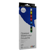 DALER ROWNEY Simply gouache festékkészlet 12 x 12 ml