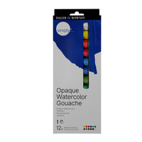 DALER ROWNEY Simply gouache festékkészlet 12 x 12 ml