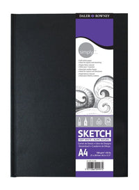 DALER ROWNEY Simply extra fehér vázlatfüzet 100 g A4 54 lap könyvkötés