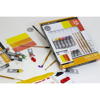 Daler Rowney akril készlet 25 db tartozékkal (2)