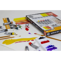 Daler Rowney akril készlet 25 db tartozékkal (3)
