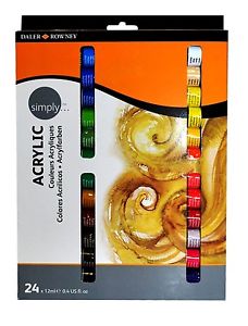 Daler - Rowney. akrilfesték készlet 24 x 12ml