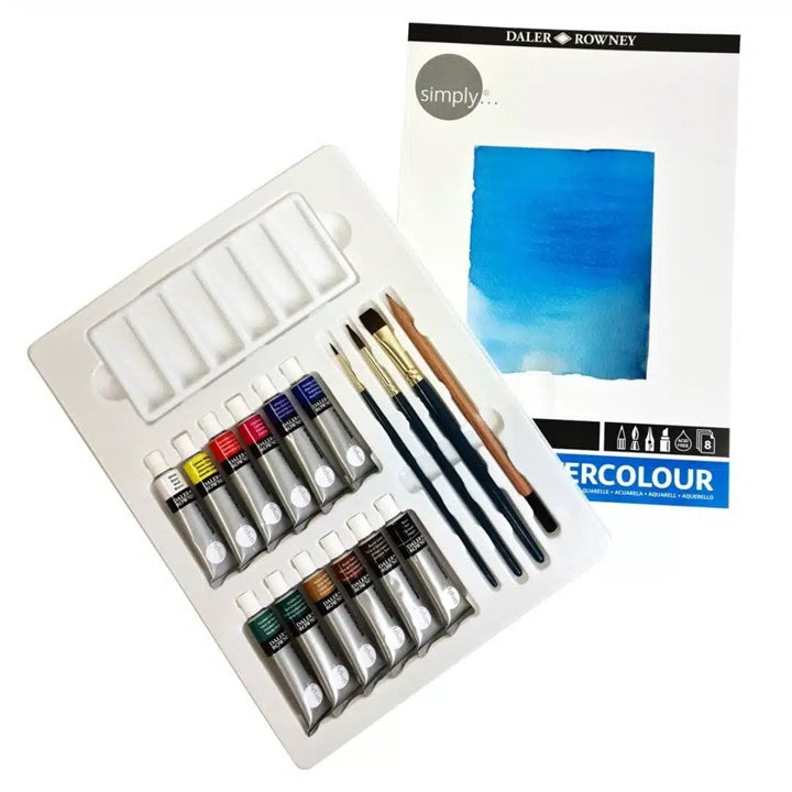 Daler Rowney akvarell készlet 25 db tartozékkal (2)